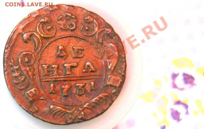 8 монет-ДЕНГи 1730-1731гг. Вопрос:все перечеканы или не все? - 8-1