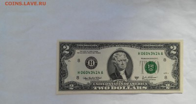 США, 2 доллара 2003 г. (H) до 18.02.2016 г. - 20160110_141741