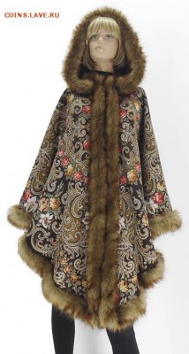 Одежда. Русский стиль. Ручная работа. - f3cf4bdd09a9d881ad213280a5yr--odezhda-palto-poncho-s-otstegivayuschimsya