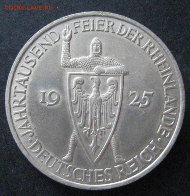 5 марок 1925 Е, "Рейнланд", до 22.00 19.02. - IMG_7682.JPG