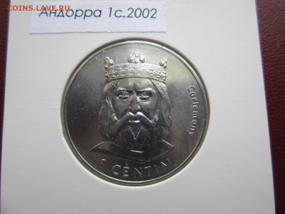 Андорра.1 сентим 2002г.Карл I Великий  До 20.02 - Андорра 1 с02.JPG