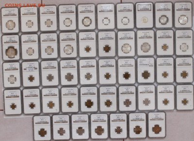 Монеты СССР 1921-57гг в слабах NGC ms65+ - image