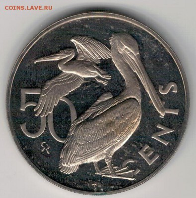 Брит.Вирг.о-ва 50 центов 1973 Пеликаны 22.02.16 в 22ч (Б670) - 4-бр50ц1