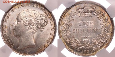 Британия - Шиллинги, 3 шиллинга, 6 пенсов, 1697-1902 гг. - 4