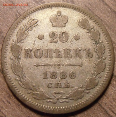20 копеек 1886, до 17.02.2016 в 22-00 Мск - P1010093.JPG
