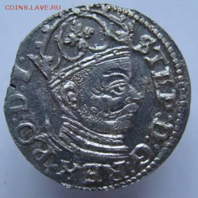 Три гроша 1585 г. (Батория) короткий до 22-00, 20.02.2016 - 120,,