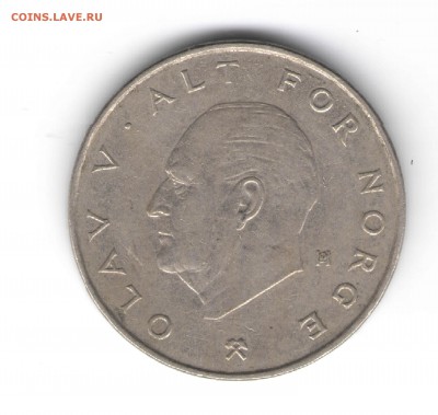 Норвегия. 1 крона 1983 г. до 24.00 23.02.16 г. - инос