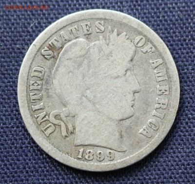 С 1 руб. USA BARBER DIME 1899г. (10 центов)  до 23.02 в 22-0 - IMG_0092.JPG