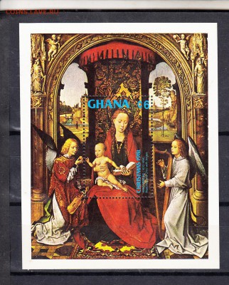 Гана 1981 рождество блок - 30