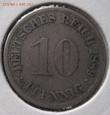 10 пфеннигов 1889 D, Германия, до 22.00 23.02. - IMG_7396.JPG