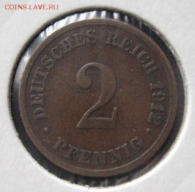 2 пфеннига 1912 G, Германия, до 22.00 23.02. - IMG_7406.JPG