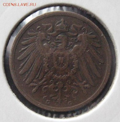 2 пфеннига 1912 G, Германия, до 22.00 23.02. - IMG_7407.JPG