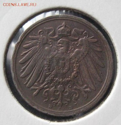 2 пфеннига 1913 D, Германия, до 22.00 23.02. - IMG_7423.JPG