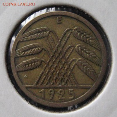 5 пфеннигов 1925 Е, Веймарская республика, до 22.00 23.02. - IMG_7395.JPG