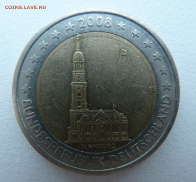 2 евро Германия 2008 D Церковь Св. Михаила до 23.02.16 - P1250494.JPG