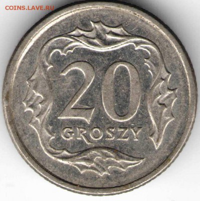 Польша. 20 грош 1999 г. до 24.00 24.02.16 г. - мон2