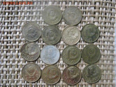 3 копейки, 14 шт. 1928-1957г. Без повтора. До 24.02.2016г. - 23 и 24 045.JPG