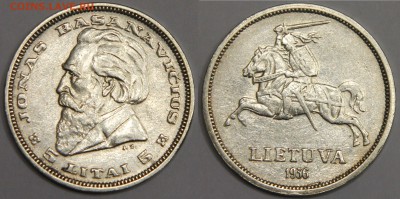 5 лит 1936 Литва Йонас Басанавичюс до 24.02 - IMG_6947.JPG