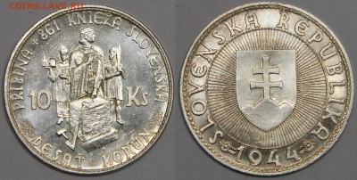 10 крон 1944 Словакия Протекторат III рейха до 24.02 - IMG_6985.JPG