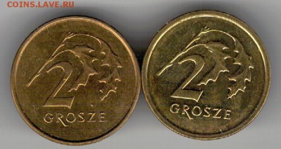ПОЛЬША 2 ГРОША 2013-14 (2ШТ) ДО 25.02.16 В 22.00МСК (Б552) - 4-1п2а