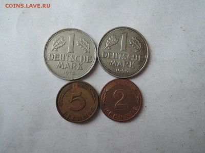 2 и 5 пфенингов   1 марка  ФРГ - DSCN2786.JPG