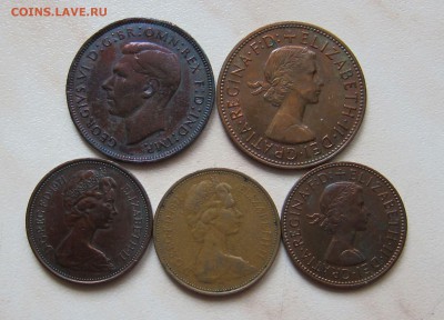 БРИТАНИЯ 8. ПЕННИ и ПЕНСЫ 1939-71гг.(5 шт.) 24.02. 22-00мск - пенни_пен_1