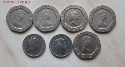 БРИТАНИЯ 9.ПЕНСЫ 20 и 5 1982-99гг.(7 шт.) 24.02. 22-00мск - пенсы_7_1