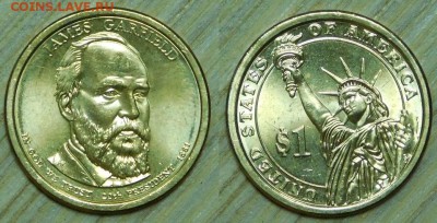 США, 1$-2011г., Президенты,"D", до 24.02.2016 22-00 - 2011 J Garfield.JPG