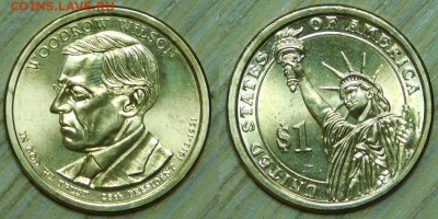 США, 1$-2013г., Президенты,"D", до 24.02.2016 22-00 - 2013 W Wilson.JPG