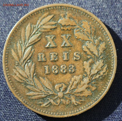 С 1 руб. ПОРТУГАЛИЯ XX рейс 1883г. UNC до 26.02 в 22-00 - IMG_0128.JPG
