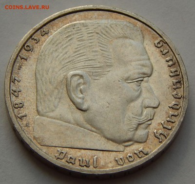 Иностранные монеты форумчан ( Серебро в патине и в Блеске ) - 2 марки 1939 А ~.JPG