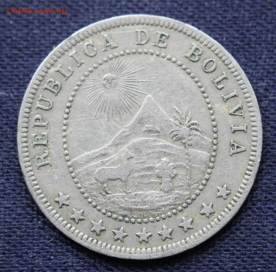 С 1 руб. СТАРАЯ БОЛИВИЯ 5с 1907г. ЛАМА до 26.02 в 22-00 - IMG_0194.JPG