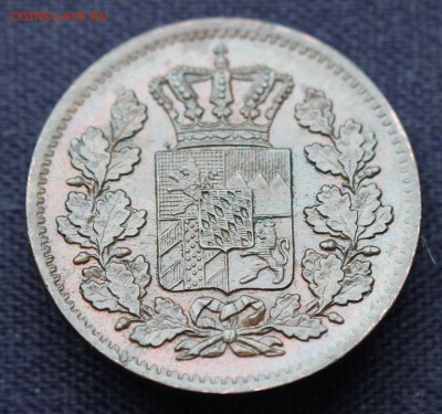 С 1 руб. БАВАРИЯ  2 пфеннига 1871г. UNC до 26.02 в 22-00 - IMG_0163.JPG