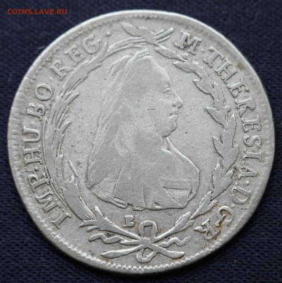 С 1 руб. ВЕНГРИЯ 20 крейцеров 1780г. МАРИЯ ТЕРЕЗИЯ  до 26.02 - IMG_0203.JPG