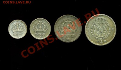 Шведы Серебро 1кр 50 , 25 , 10 эре 1950 до 18.10.10.22-00мск - img223