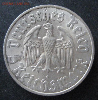 5 марок 1933 А, 3 рейх, Лютер, до 22.00 25.02. - IMG_7708.JPG