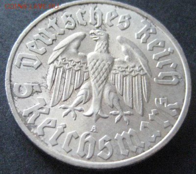 5 марок 1933 А, 3 рейх, Лютер, до 22.00 25.02. - IMG_7709.JPG