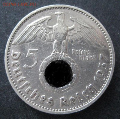 5 марок 1937 D, 3 рейх, Гинденбург, до 22.00 25.02. - IMG_7738.JPG
