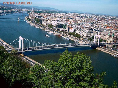 Кораблики на банкнотах - мосты Будапешта