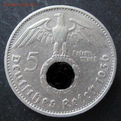 5 марок 1936 F, 3 рейх,  Гинденбург, до 22.00 25.02. - IMG_7744.JPG