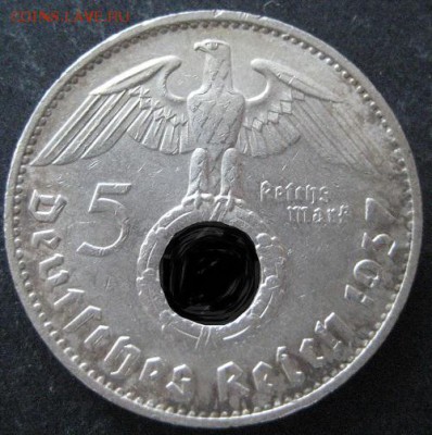 5 марок 1937 F, 3 рейх, Гинденбург, до 22.00 25.02. - IMG_7752.JPG