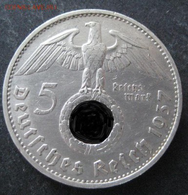 5 марок 1937 G, 3 рейх, Гинденбург, до 22.00 25.02. - IMG_7754.JPG