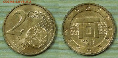 2 евроцента 4 шт. разные до 25.02.2016 22-00 - Мальта2ц2013.JPG