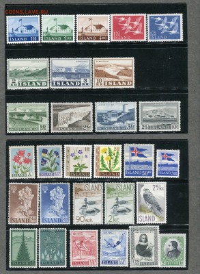 Марки Финляндии 1940-1950гг. Негашёные. Дания, Исландия. - img706