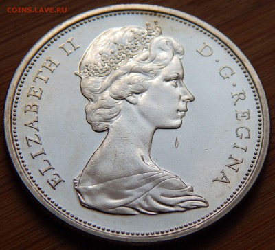 Канада 50 центов 1966 Елизавета II, до 28.02.16 в 22:00 МСК - 4044
