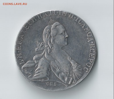 Рубль 1775 - Екатерина Реверс 1775г (2)