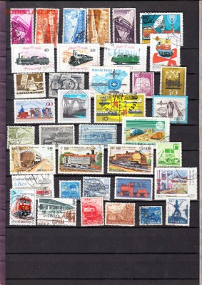 жд транспорт 39 марок - 119