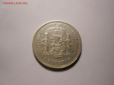 Бельгия,Персия,Швеция,Испания,крупное довоенное серебро - Испания 5 песет.JPG