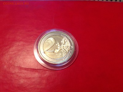 Бельгия 2 евро 2014 Красный Крест UNC - image