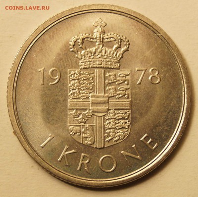 Дания.1 Крона 1978 Отличная до 28.02.16 в 22:00 - Дания.1Крона1978_2.JPG